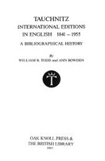 Tauchnitz International Editions in English 1841–1955: A Bibliographical History